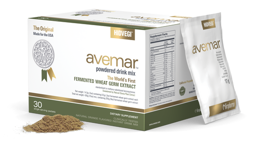 Avemar Fermented Wheat Germ Extract Powdered Drink Mix with Stevia